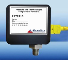 Pressure and Temperature Recorder is thermocouple based.