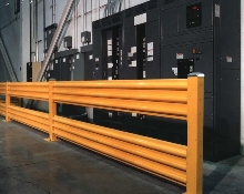 Protective Railing reduces fork truck injuries.