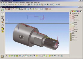 CAD/CAM Software allows programming directly on solid models.