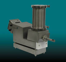 Feeder features disposable, recyclable EPDM feed hopper.