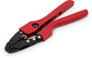 Crimper handles 22-18, 16-14, 12-10, and 8 ga terminals.