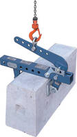 Adjustable Lifting Clamps handle cured concrete products.