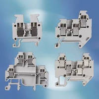 Terminal Blocks are current rated up to 15 A at 300 V.