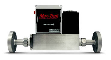 Mass Flow Controller offers stainless steel flange mounting.