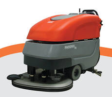 Walk-Behind Floor Scrubber covers up to 45,208 sq ft/hr.