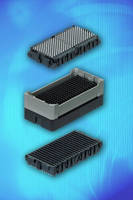 Connectors come in 100-, 200-, and 300-position modules.