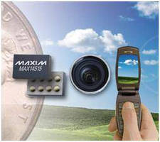 DC-to-AC IC drives liquid lens in autofocus camera modules.