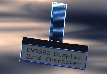 Chip-On-Glass LCD can be read in sunlight.