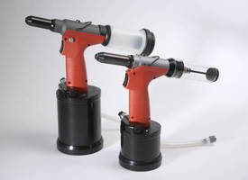 Air/Hydraulic Riveters have lightweight design.