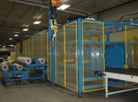 Compression Wrapping System can process upto 5 packs per/min.