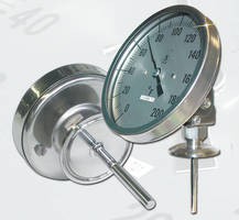 Sanitary Dial Thermometer features 3-A certified design.