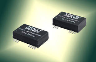 DC/DC Converters come in compact, 24-pin SMT package.