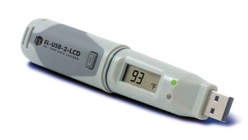Temperature/Humidity Data Logger features built-in display.