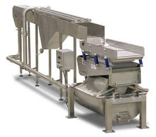 Flume Wash is designed for fresh-cut produce.