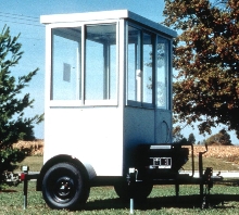 Mobil Control Station includes heater and HVAC system.