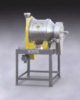 Miniature Rotary Batch Mixer blends batches up to 5 ft³.
