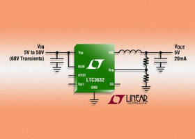 Buck Converter requires only 12 µA of quiescent current.