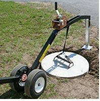 Lift System can raise/maneuver up to 400 lb septic lid cover.