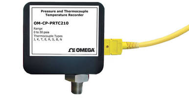 Thermocouple Temperature and Pressure Data Logger OM-CP-PRTC210