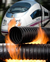 Ventilation Hose is suited for railcars and transit systems.