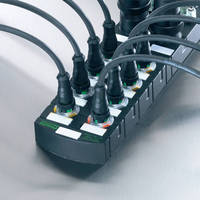 Field Bus I/O Modules features plug-in terminals.