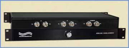 A/B Network Switch comes with N-Type coaxial connectors.
