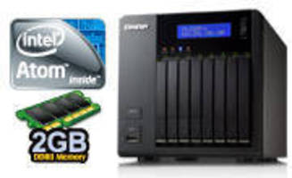 NAS supports 2.5 in. HDD/SSDs for storage up to 4 TB.