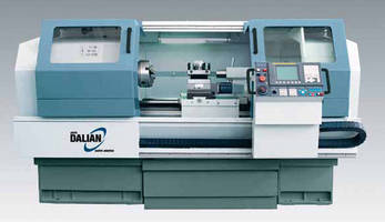 CNC Flat Bed Lathe performs wide range of turning operations.