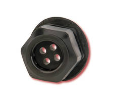 Snap-In Multi-Hole Cordgrips come with foam sealing washer.