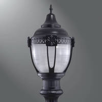 LED Decorative Outdoor Area Luminaire has modular design.