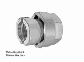 Quick Release Hex Nuts are offered in metric sizes.
