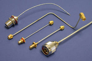 Coax Cable Assemblies are offered in custom configurations.