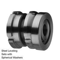 Steel Leveling Sets come with spherical washers.