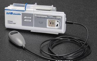 Portable Syringe Pump suits drug and nutrient delivery.