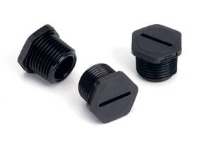 NPT Threaded Plugs have hex shaped head with slot.
