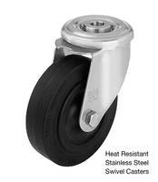 Stainless Steel Swivel Caster has load capacity of 100 kg.