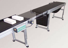 Conveyor System features walk-through sliding gate mechanism.