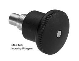 Mini Indexing Plungers feature 6 lock-in and lock-out positions.