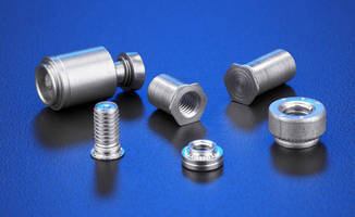 PEM&reg; Clinch Fasteners for Use in Stainless Assemblies Offer Permanently Installed Hardware Solutions
