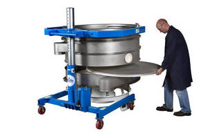 Mobile Screen Changing Unit is for use with round separators.