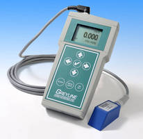 Portable Doppler Flow Meter has 320,000 point data logger.