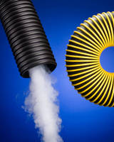 Thermoplastic Rubber Hose is suited for fume/dust extraction.