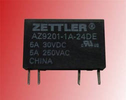 Subminiature Relays offer up to 5 A switching capability.