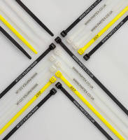 Pre-Printed Cable Ties simplify labeling and marking.