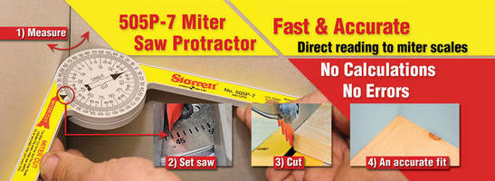 Miter Saw Protractor is built to handle jobsite environments.