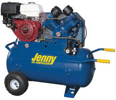 Portable Gas-Powered Compressor comes with high volume pump.