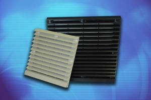 Filtered Louvered Fan Guards suit enclosure applications.