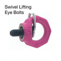Swivel Lifting Eye Bolts are offered in metric sizes.