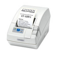 POS/Labeling Printer can print at speeds of up to 80 mm/sec.