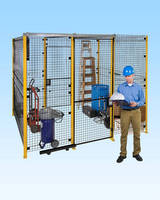 Welded Wire Partition System offers easy installation.